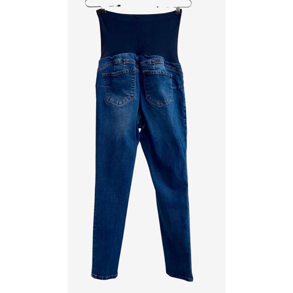 9th & Main Over the‎ Belly Stretchy Maternity Skinny Jeans Size M - Picture 6 of 9